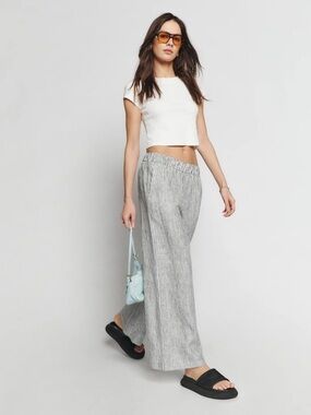 Reformation Ava Linen Pants